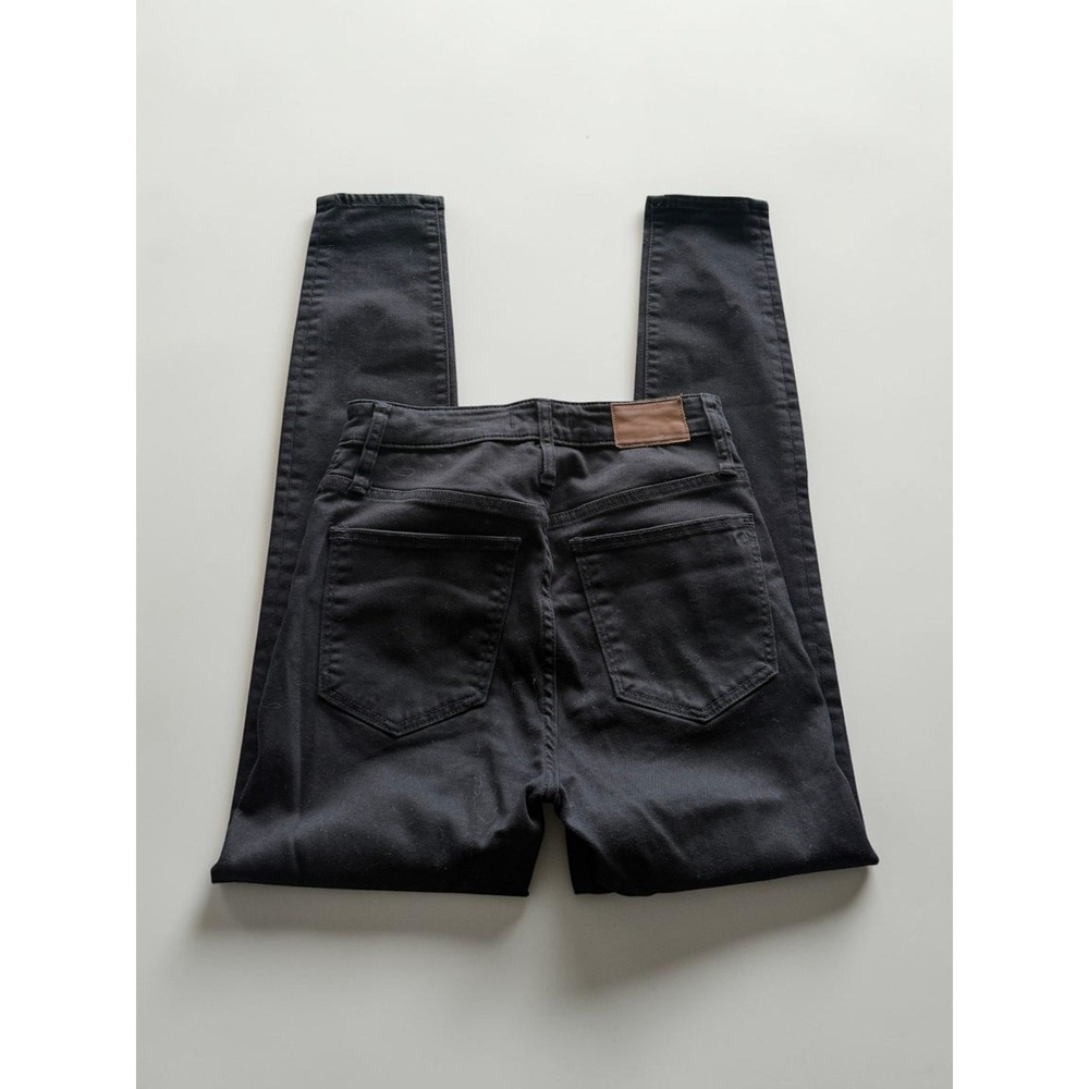 Madewell Curvy High-Rise Skinny Jeans Black‎ Size 27 Stretch Denim